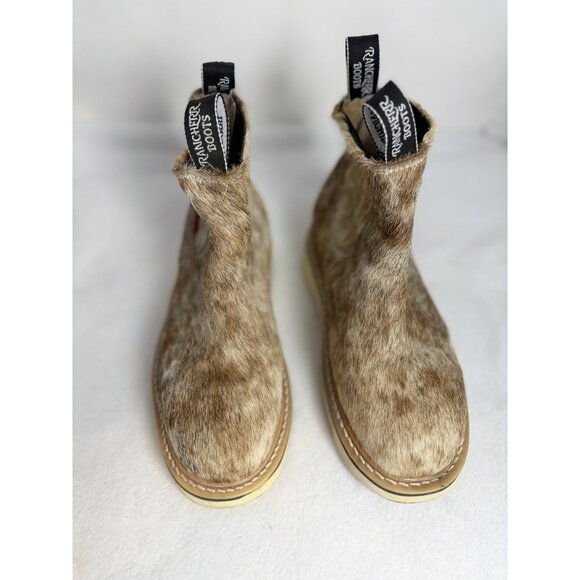 Rancherr Lechera boots women’s Cowhide hair on booties SZ 7 - Picture 1 of 6